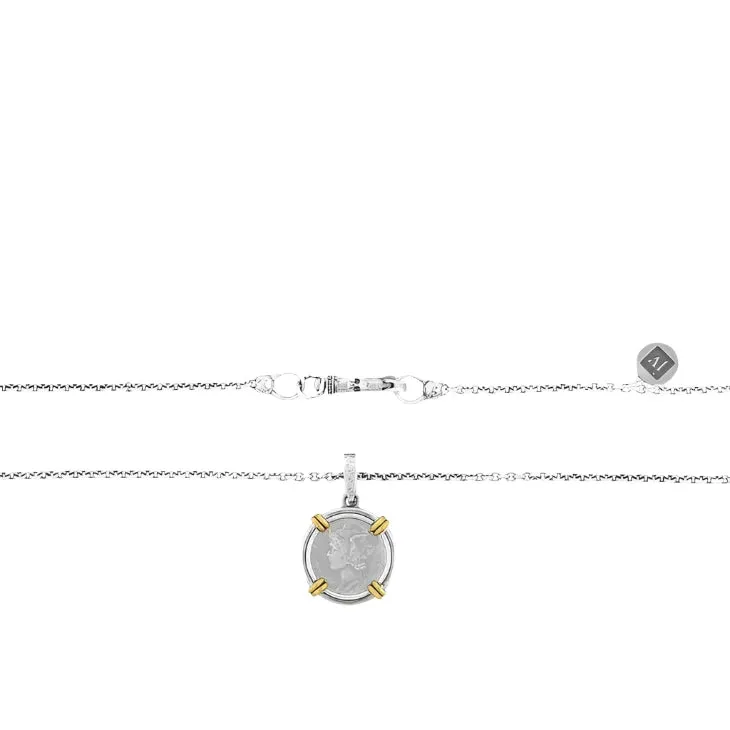 Mercury Coin Necklace