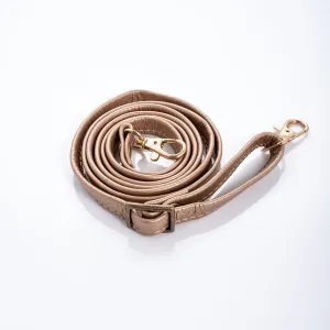 Metallic Gold Leather Strap