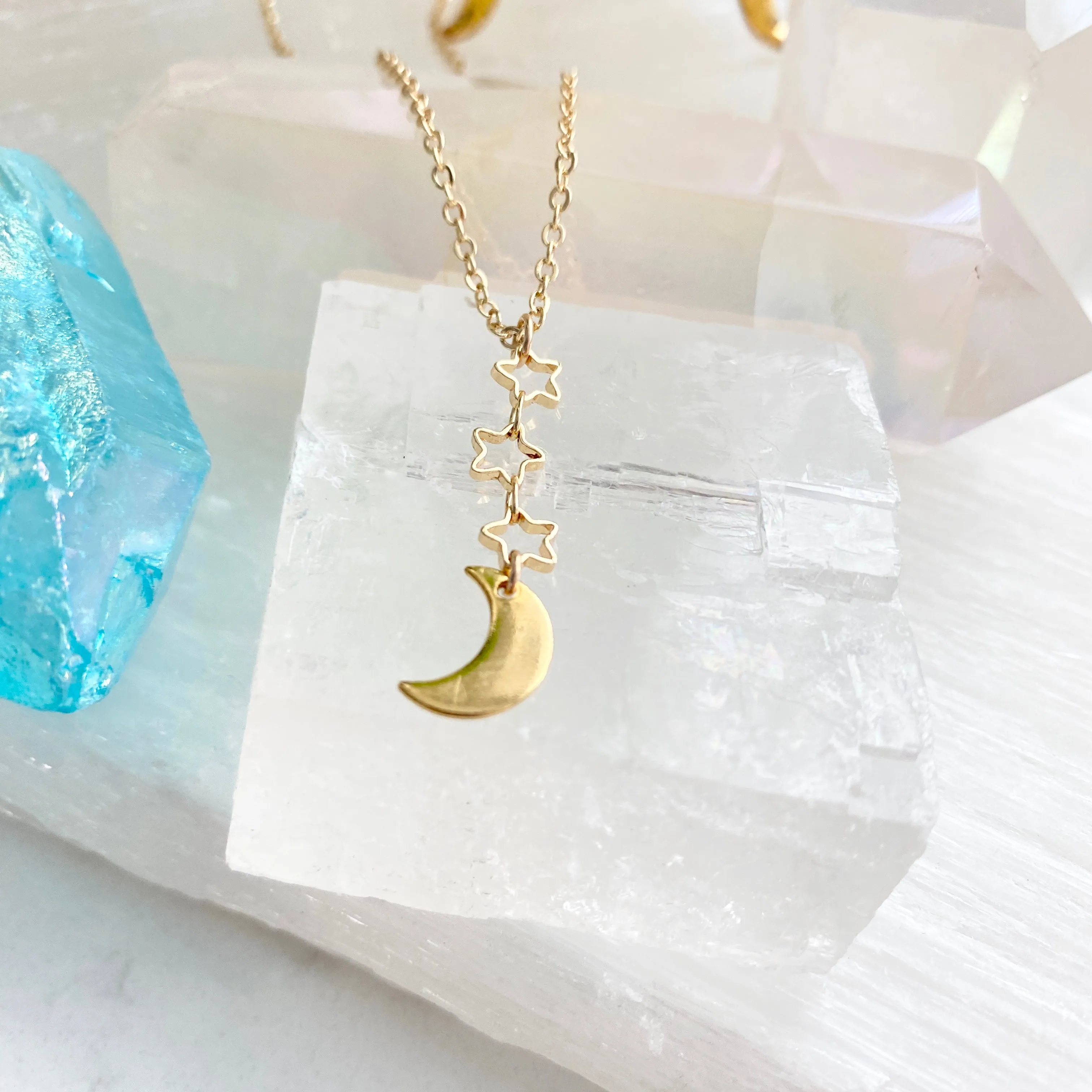 Midnight Moon Walk Necklace