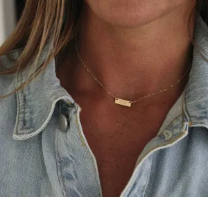 Mini Bar Greek Sorority Necklace