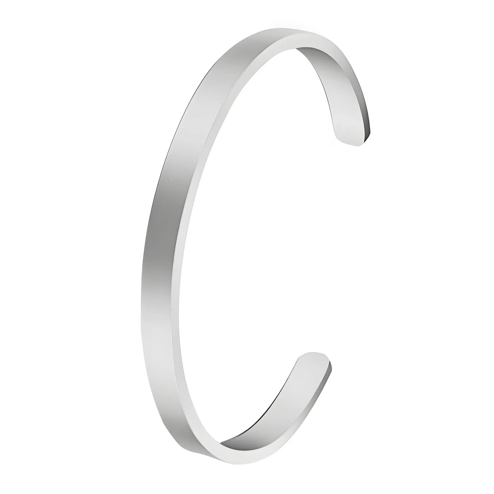 Modern Steel Open Cuff – Stainless Steel
