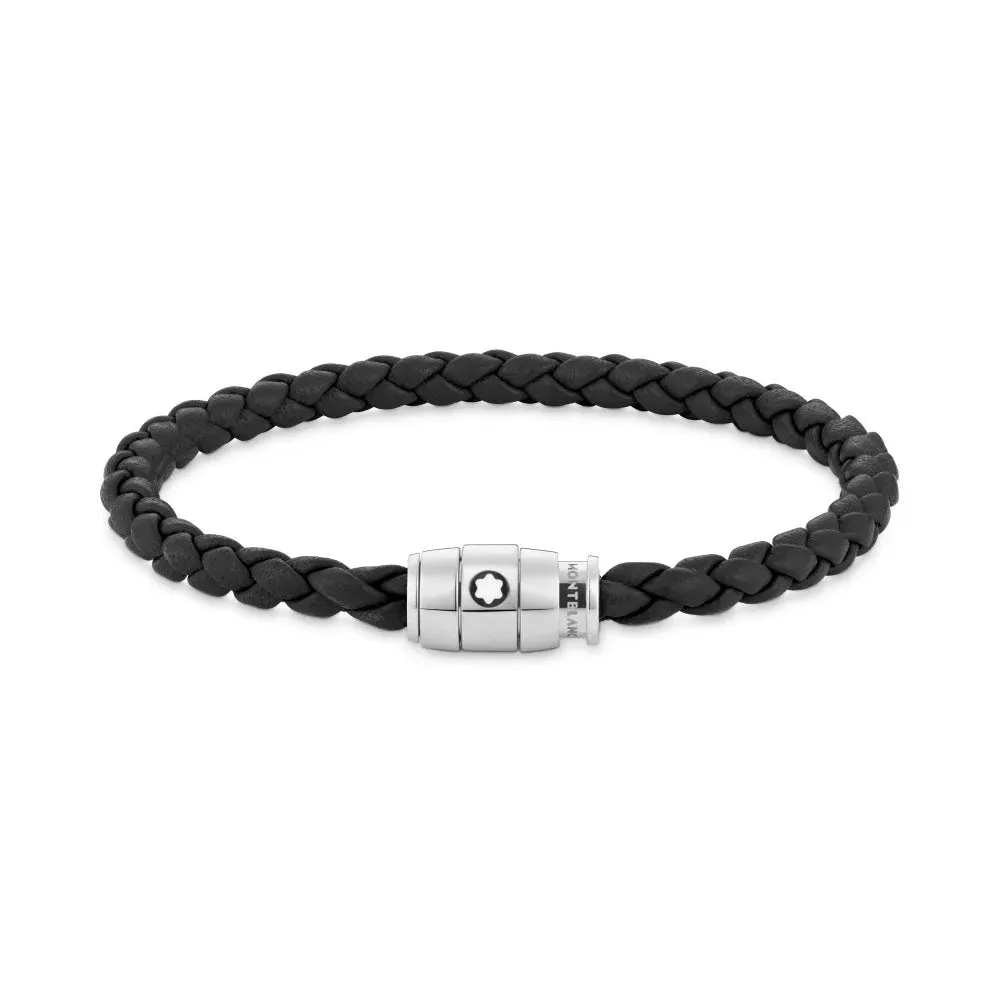 Montblanc 3 -rings bracelet meisterstück black measures 1089768