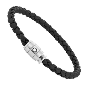 Montblanc 3 -rings bracelet meisterstück black measures 1089768