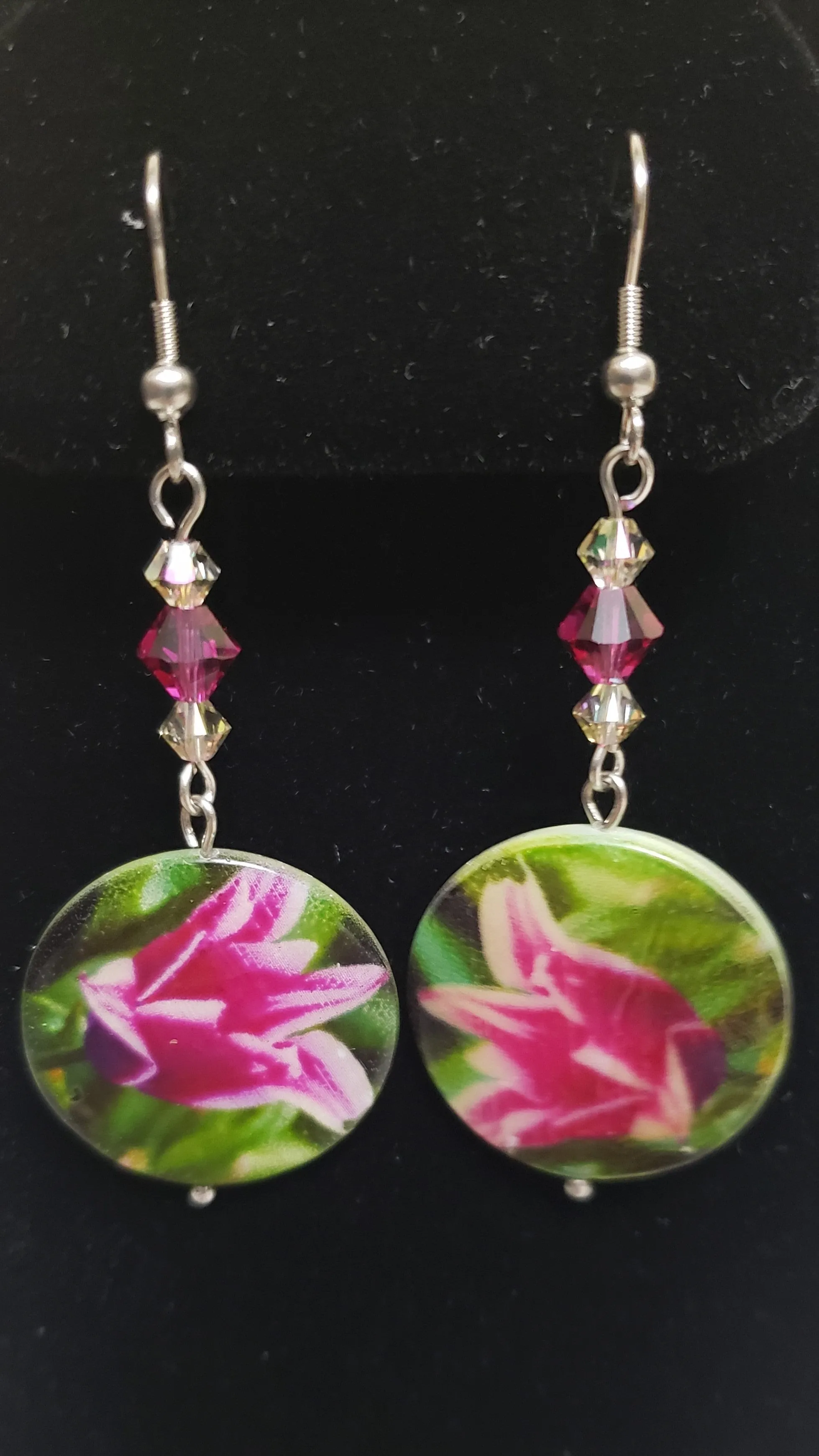 Mother of Pearl Blooming Flower Earrings