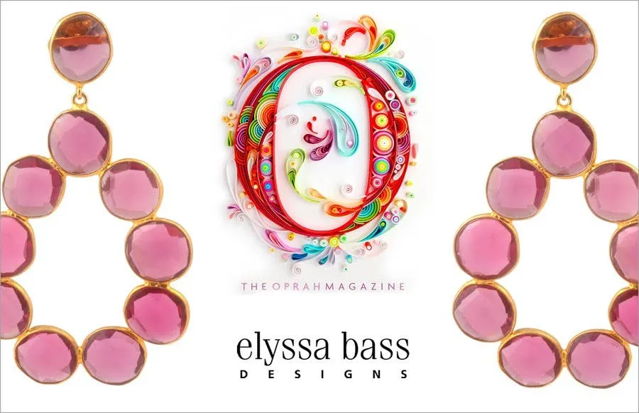 Mother of Pearl Oprah O-list Earrings