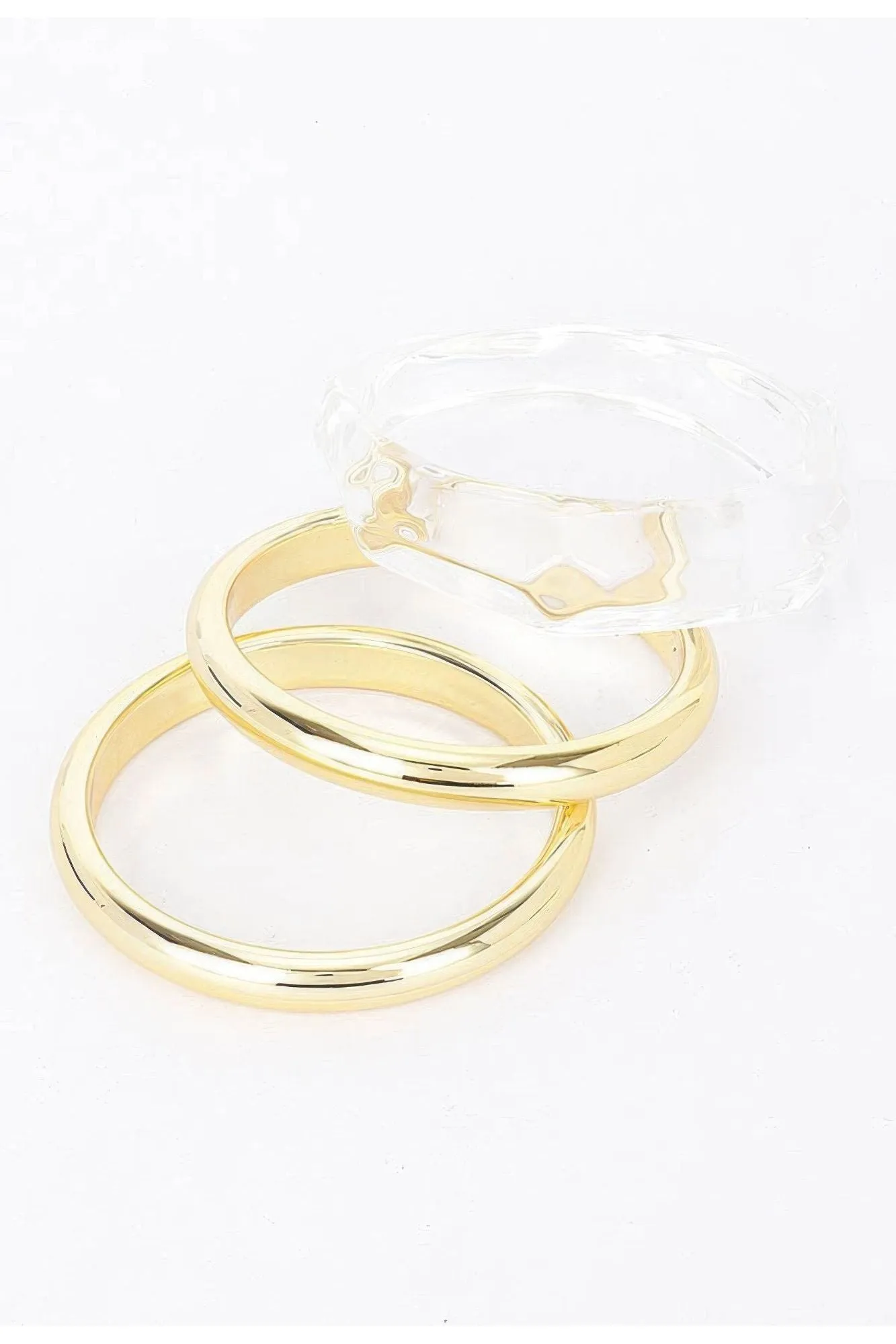 Multi Resin And Ccb Bangle Bracelet