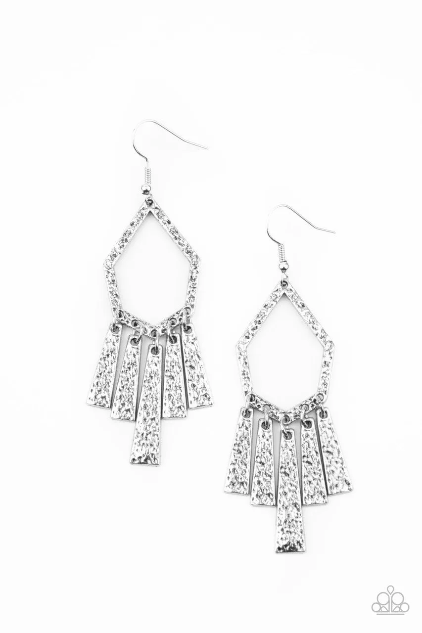 Museum Find Silver Paparazzi Earrings