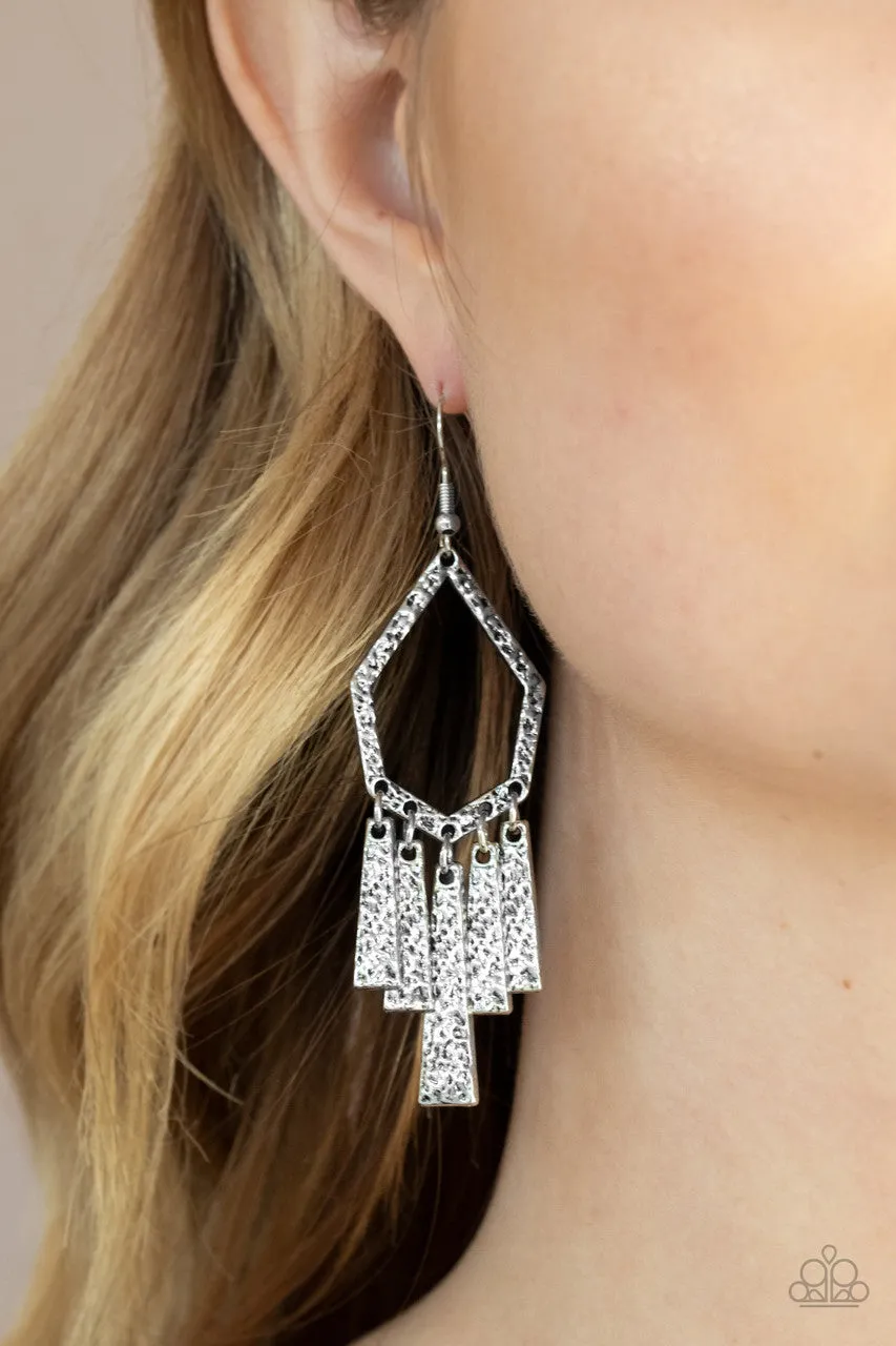 Museum Find Silver Paparazzi Earrings