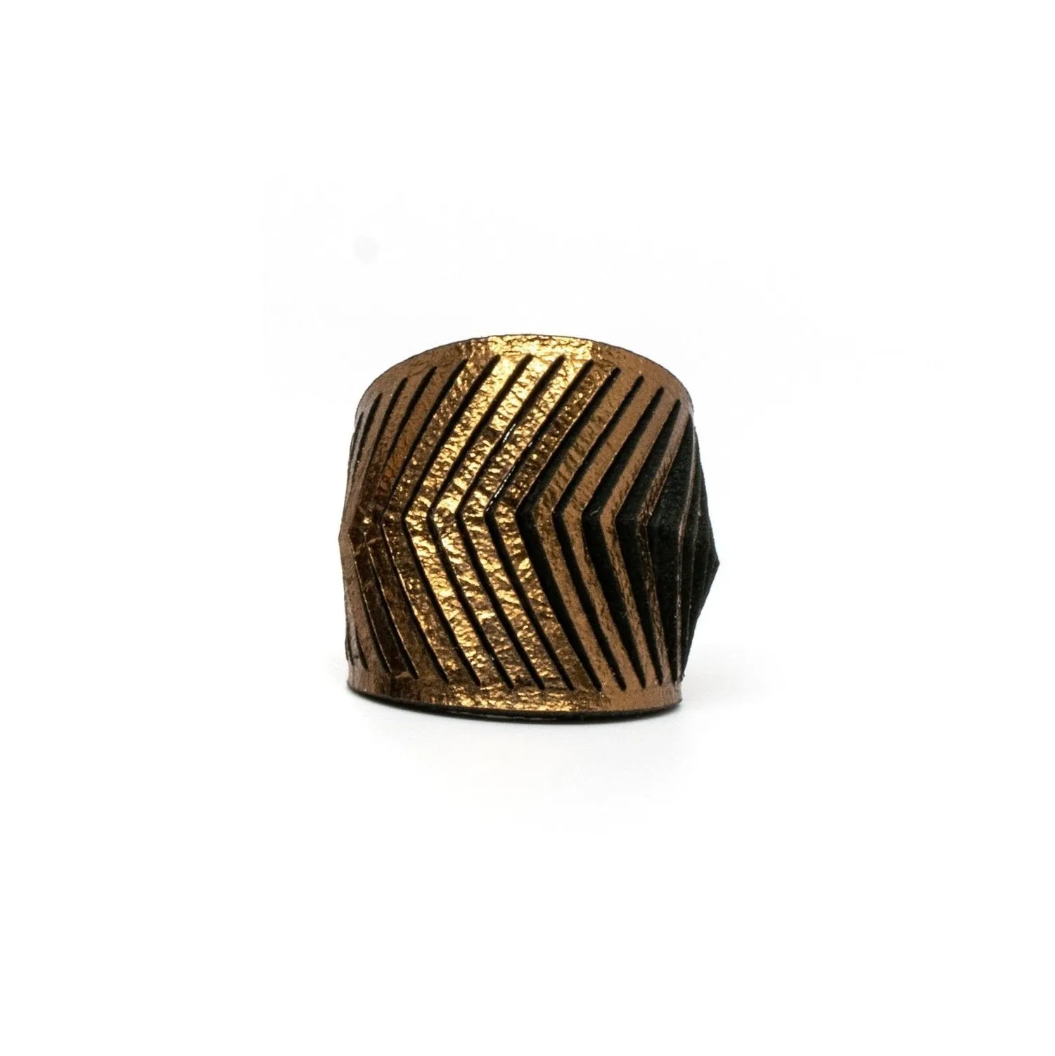 NEW! El Malpais Short Leather Ring by Oropopo