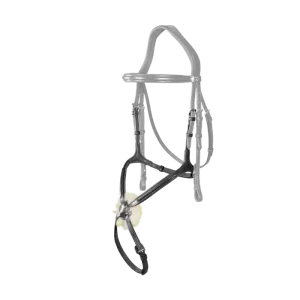 New English Figure 8 Noseband - Black