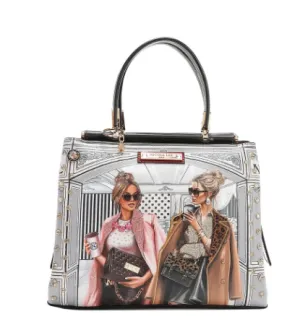 NICOLE LEE LADIES NIGHT OUT SMALL SATCHEL