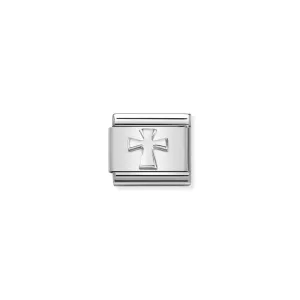 Nomination Composable Link Cross, Silver