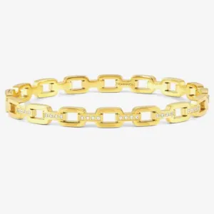 Nomination Pretty Bangles Chain Large Gold Bangle