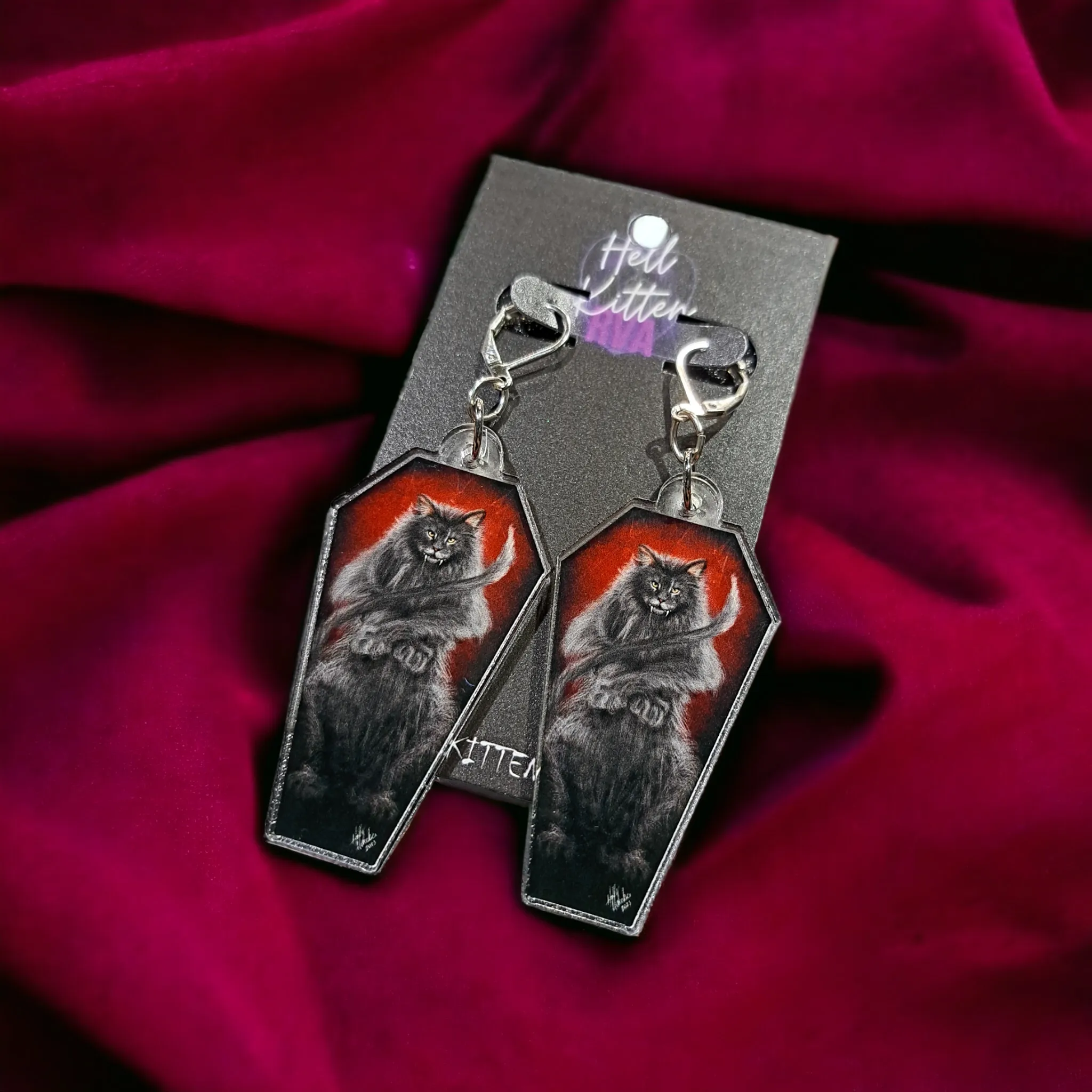 Nospurrratu Acrylic Dangles (Earrings)