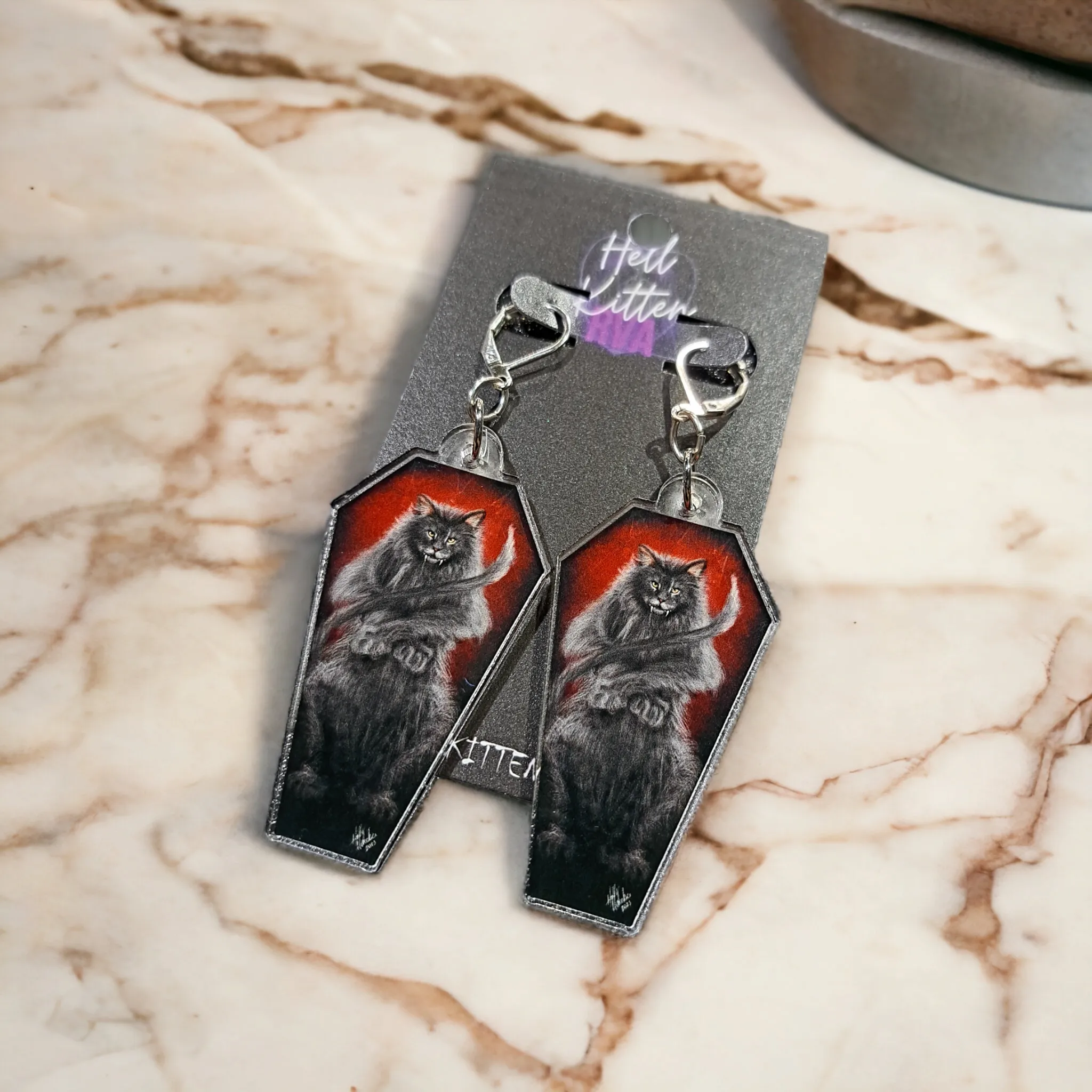 Nospurrratu Acrylic Dangles (Earrings)