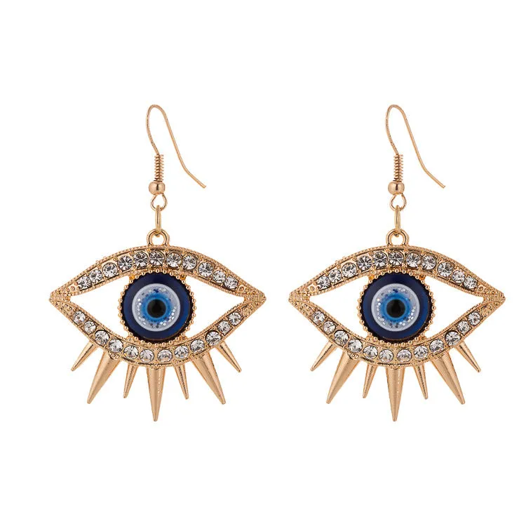 OC Blue Turkey eye earrings
