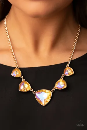 Paparazzi Cosmic Constellations Necklace Gold