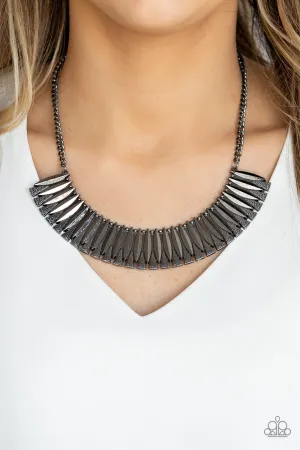 Paparazzi My Main MANE Necklace- Black