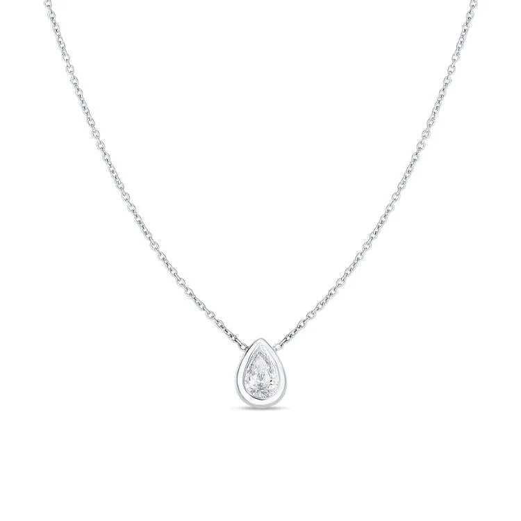 Pear Cut Diamond Pendant