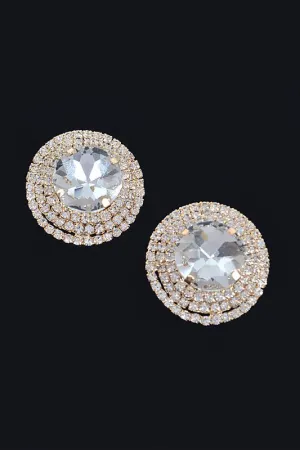 Pearl bead hoop earrings