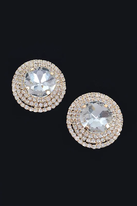 Pearl bead hoop earrings