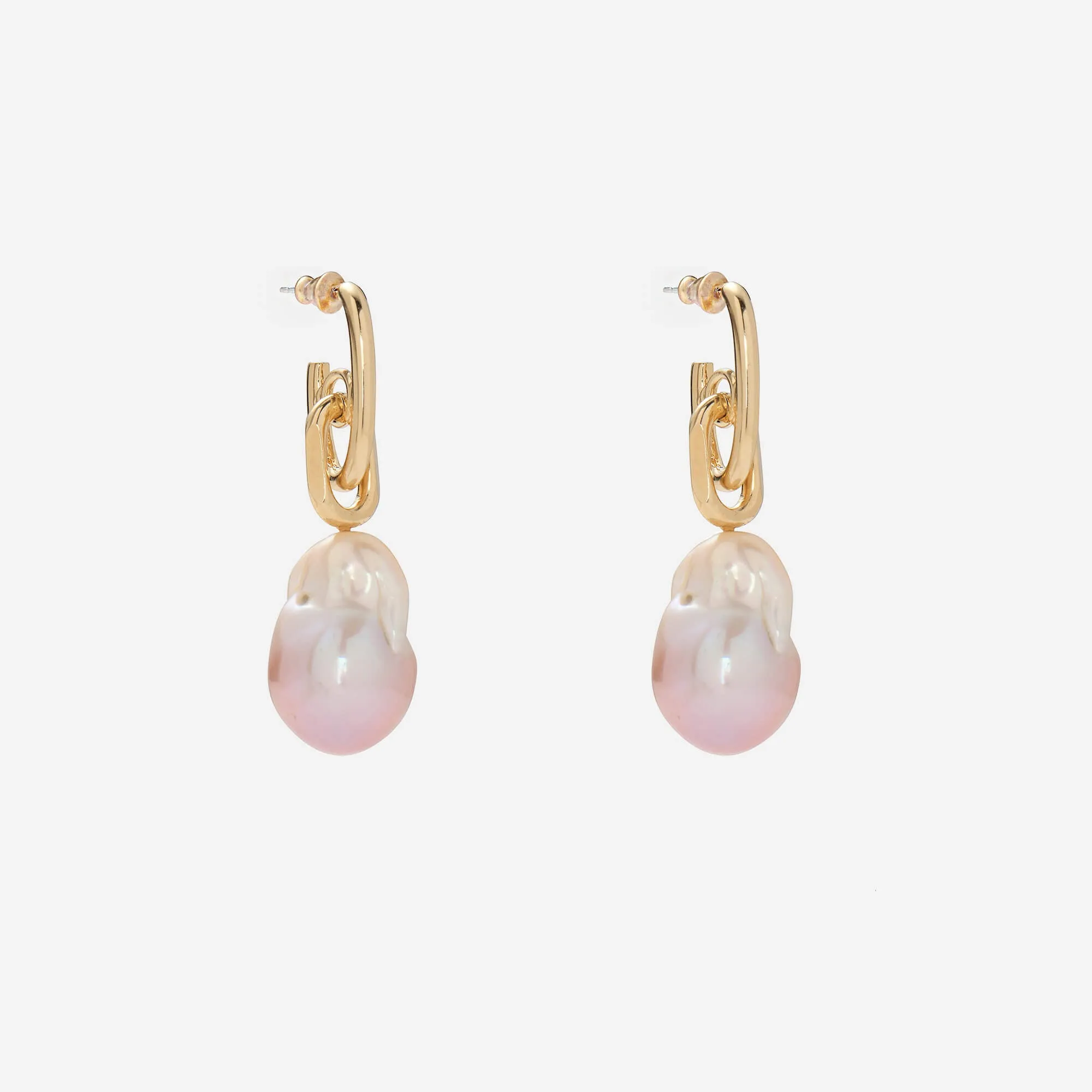 Pearl Bond Earrings in Gold