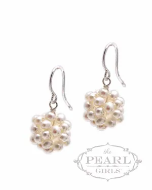 Pearl Cluster Earrings