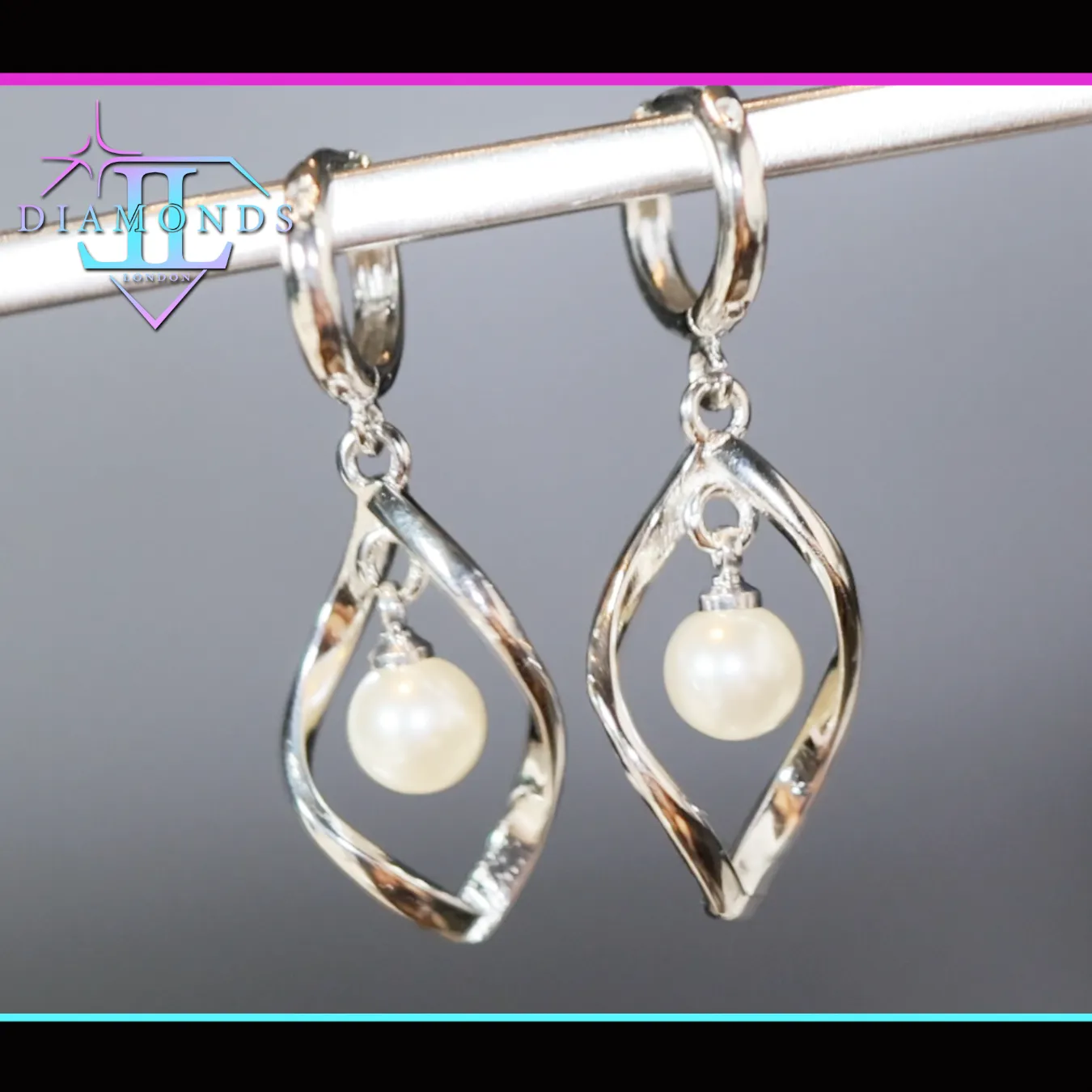 Pearl Earrings | Silver Pearl Earrings | Womens Pearl Earrings | Pearl earrings for Women | Girls Pearl Earrings | Ladies Pearl Earrings