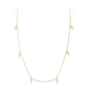 PEARL POM NECKLACE