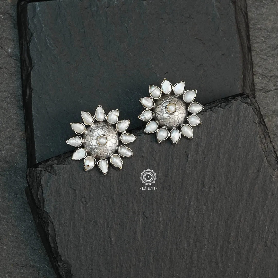 Pearl Silver Studs