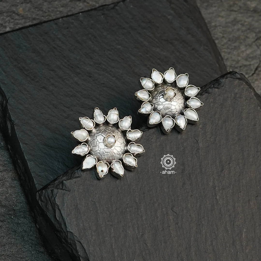Pearl Silver Studs