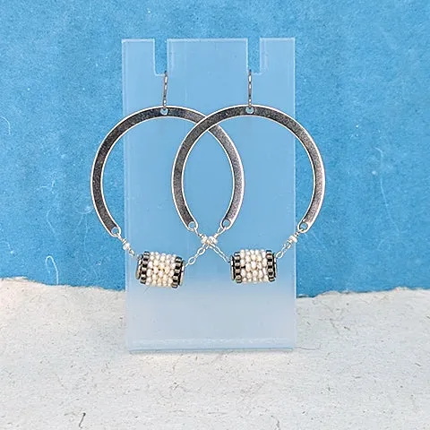 Pearly Girl Hoops