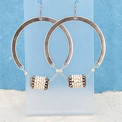 Pearly Girl Hoops