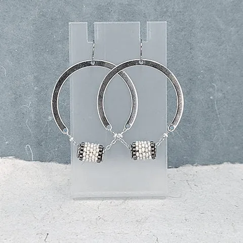 Pearly Girl Hoops