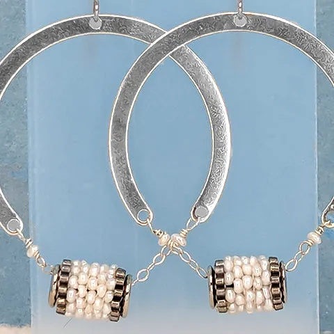 Pearly Girl Hoops