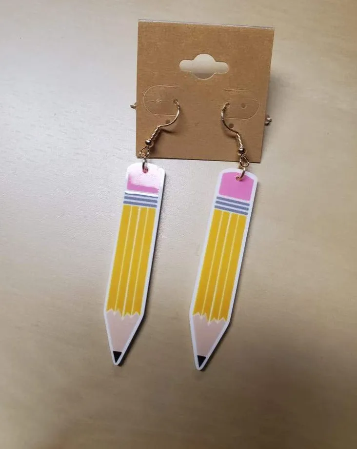 Pencil Earrings