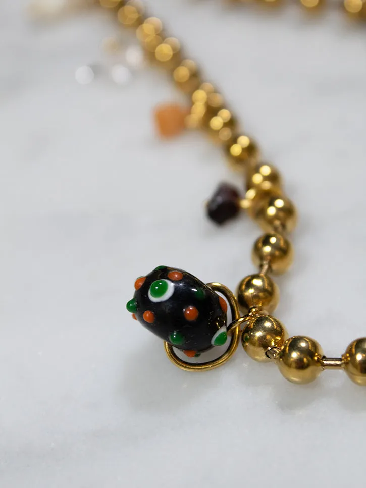 Perfume Studio Beach Junk Necklace, Gold