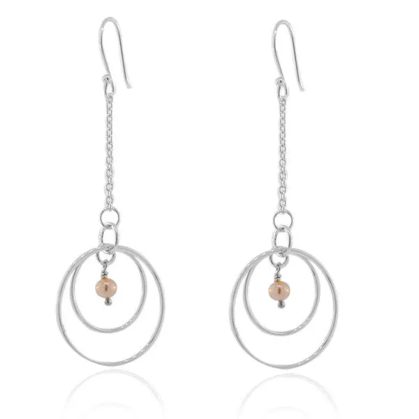 Pink Pearl Dangles