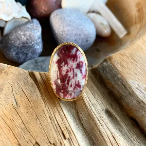 Pink Tourmaline Ring in Gold