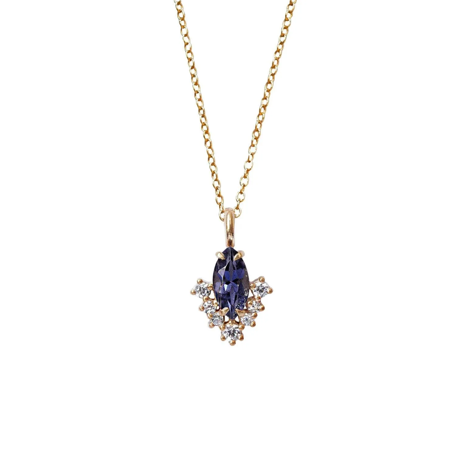 Poison Ivy Iolite Necklace