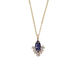 Poison Ivy Iolite Necklace