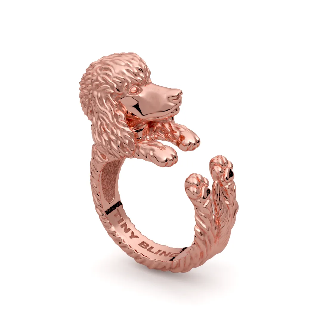 Poodle Cuddle Wrap Ring