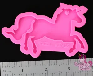 Prancing Unicorn Keychain Mold
