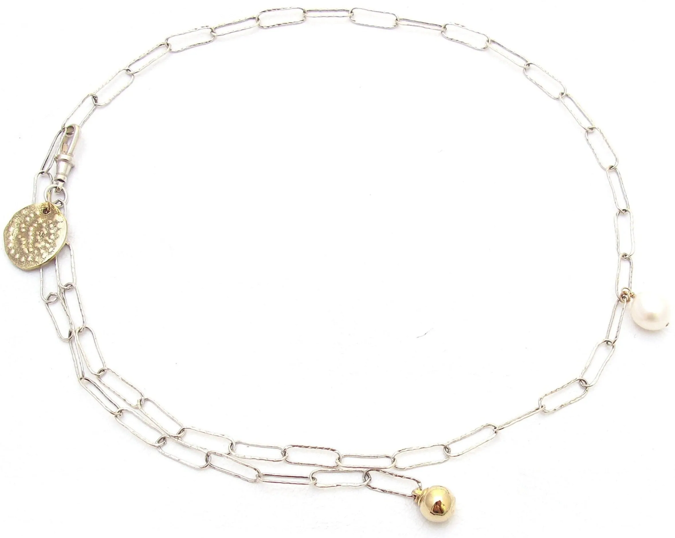 Relic, Drop & Pearl Necklace