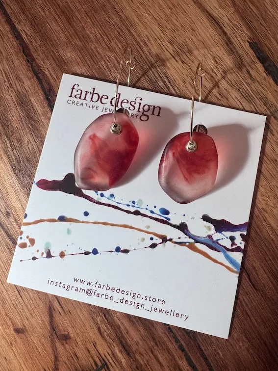 Resin Earring #4 | Farbe Designs