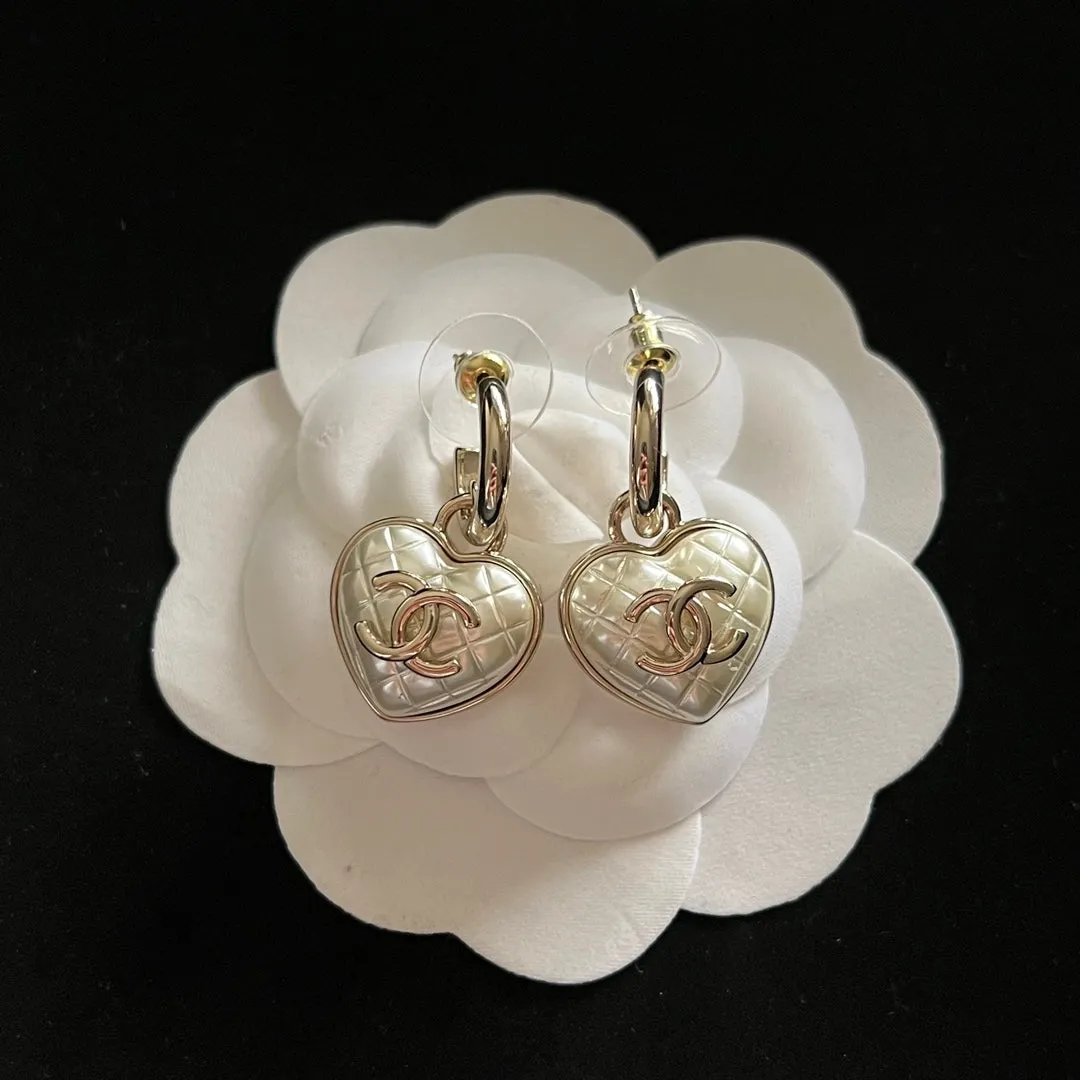 Resin Heart Earrings