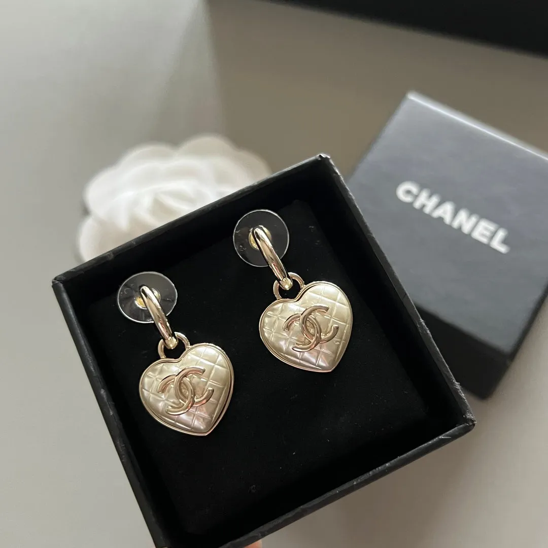 Resin Heart Earrings