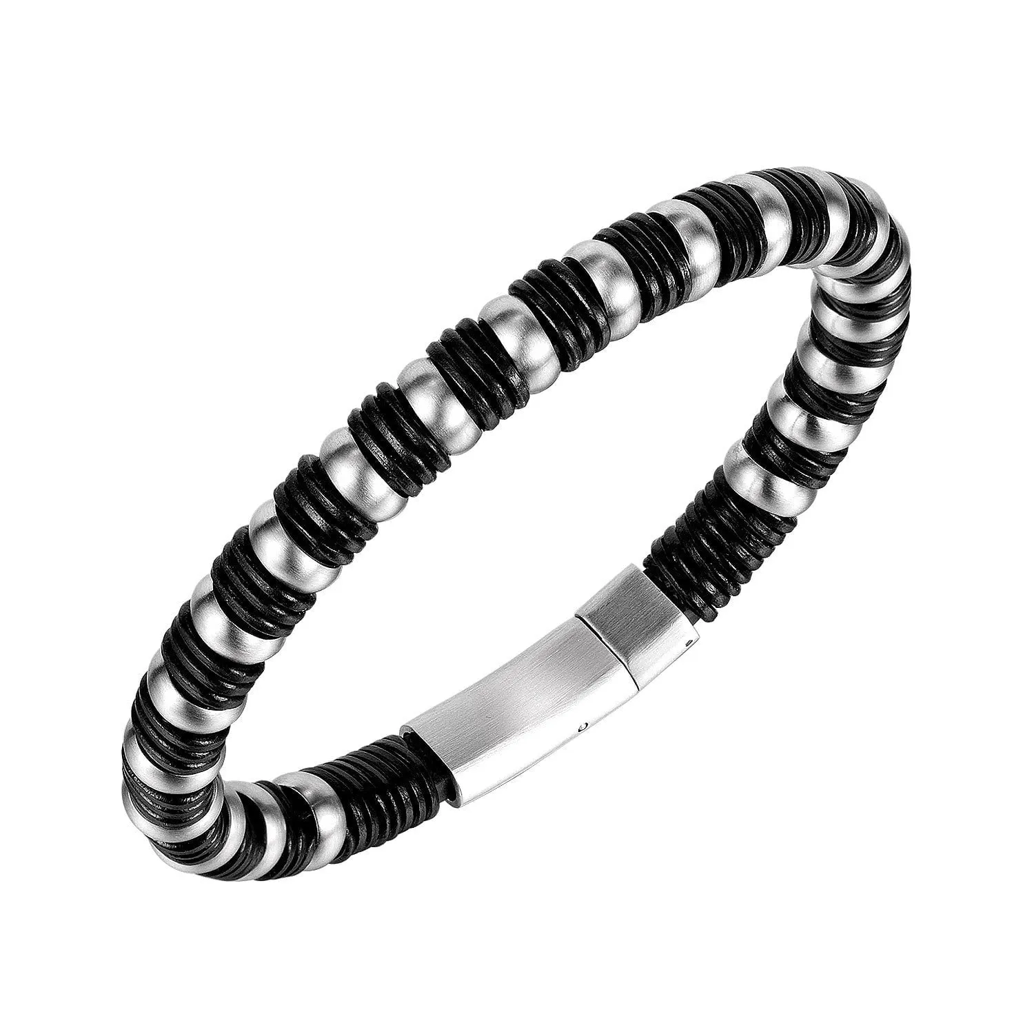 Retro Weave Magnetic Bracelet A Trendy Accessory for Men