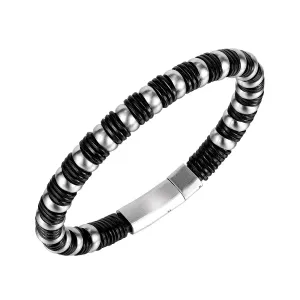 Retro Weave Magnetic Bracelet A Trendy Accessory for Men