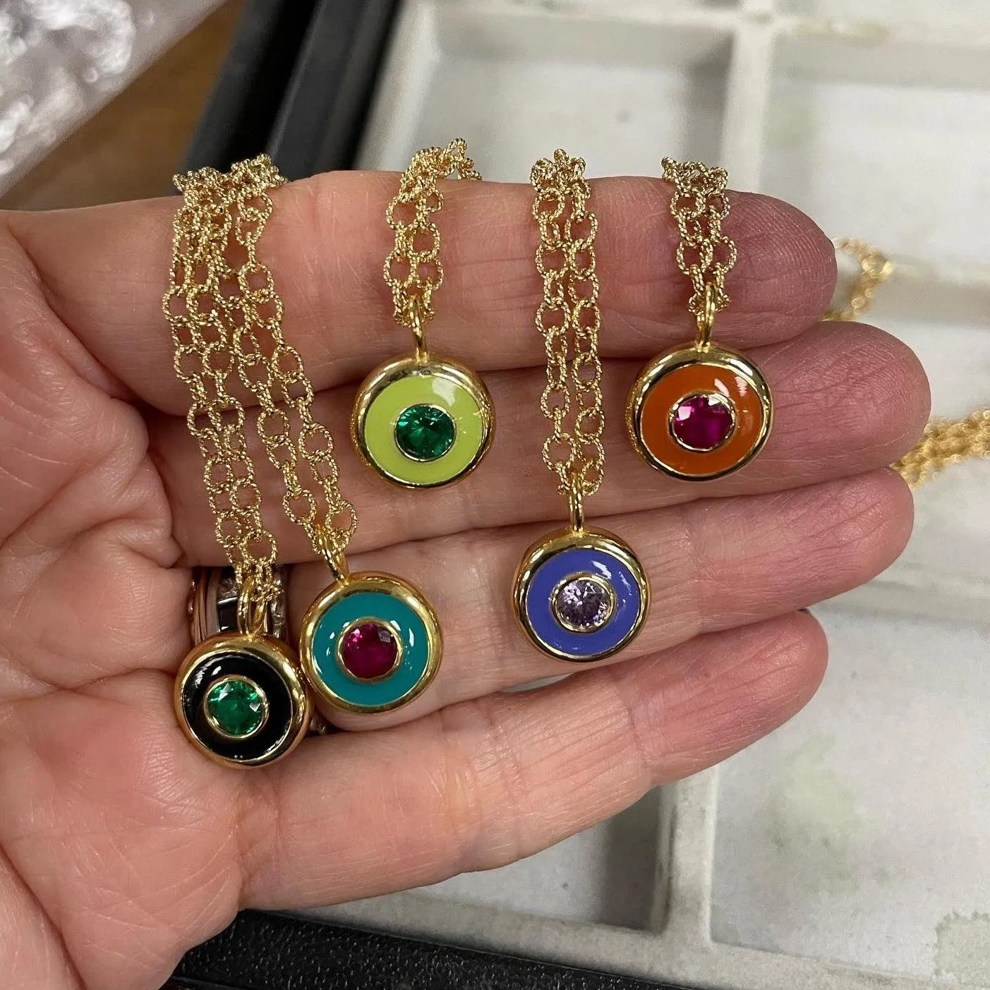 Reversible Coin Necklace